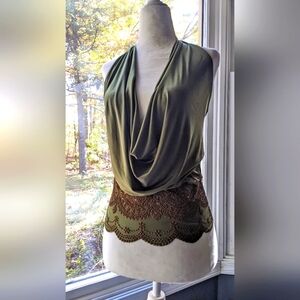 Beaded detail dress up top